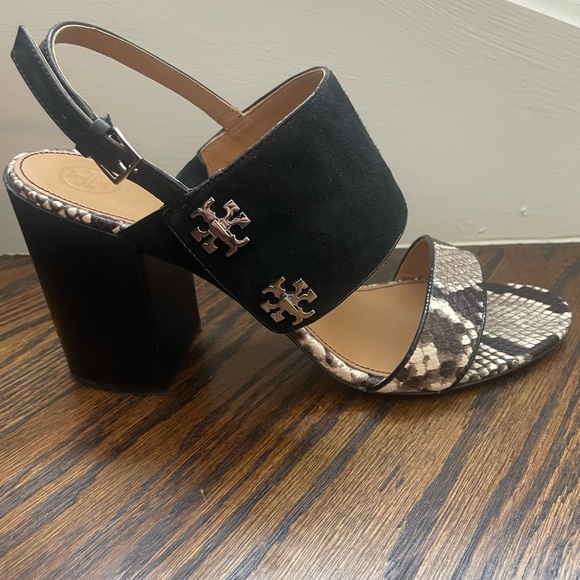 Tory Burch Leather & Suede Sandals (11) - Picture 2 of 11